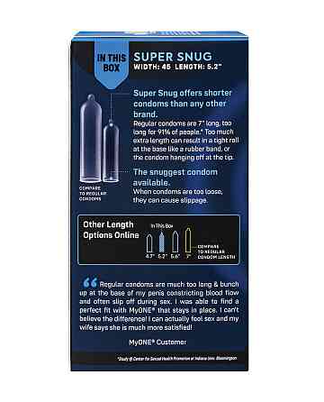 Презервативы MyONE Super Snug Размер 45Д, 10 шт Sex Aura Киев