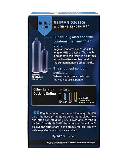 Презервативы MyONE Super Snug Размер 45Д, 10 шт Sex Aura Киев - изображение 3