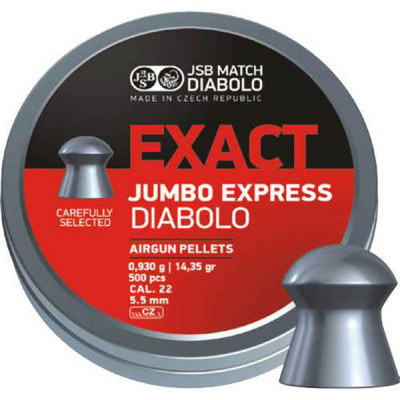 Пульки JSB Diabolo Exact Jumbo Express 5,52 мм 250 шт/уп (546277-250) Вінниця - фото 1