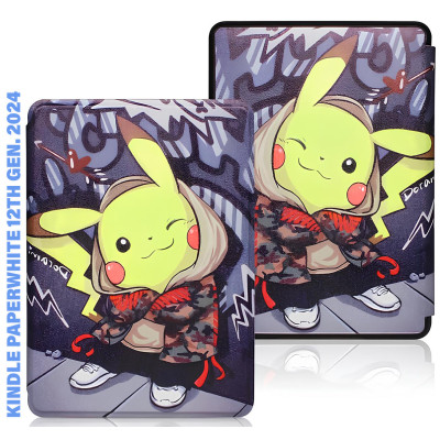 Чехол для электронной книги BeCover Smart Case Amazon Kindle Paperwhite 12th Gen. 2024 7" Pikachu (712858) Винница - изображение 1
