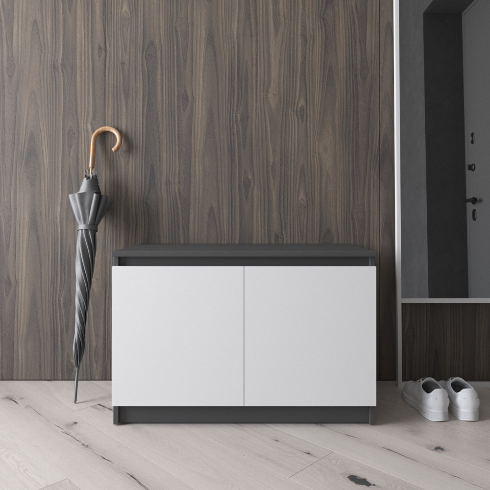 Тумба для взуття VAYS R-20, без ручок, ЛДСП, 80×40×53 см - для передпокою, коридору Львів - фото 7