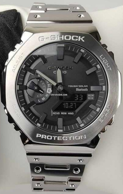Чоловічий наручний годинник Casio GM-B2100 Silver. Київ - фото 7