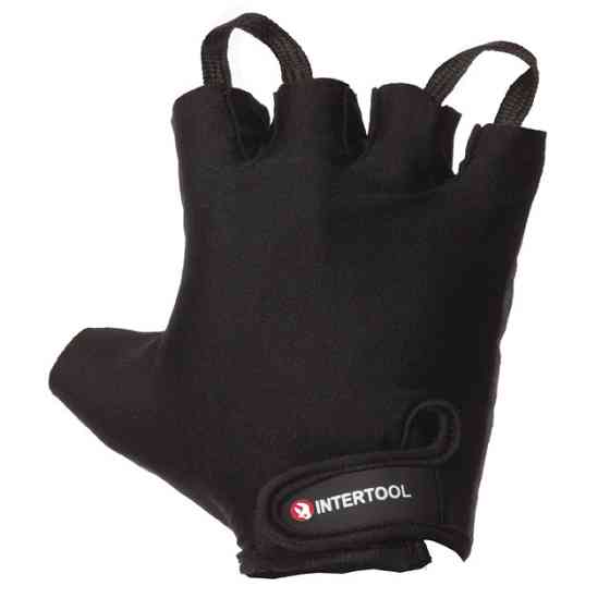 Перчатка без пальцев, эко кожа 