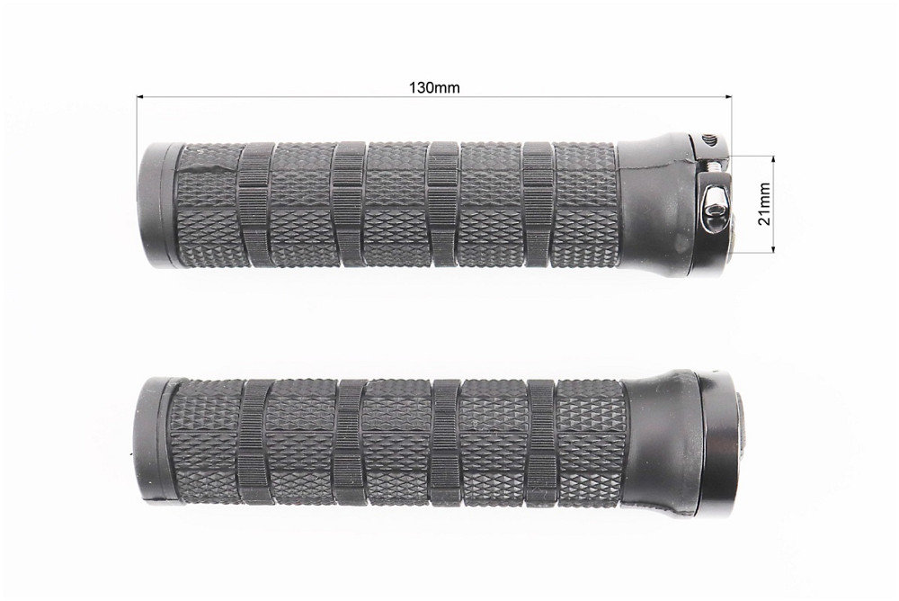 Ручки керма 130мм з затискачем Lock-On, чорні Київ - фото 2