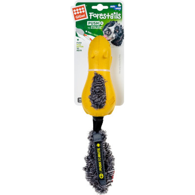 Игрушка для собак GiGwi Push to mute Белка с отключаемой пискавкой 30 см (75010) Винница - изображение 2