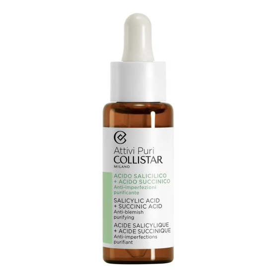 Концентрат для лица Collistar Attivi Puri Salicylic Acid + Succinic Acid 30ml Славянск