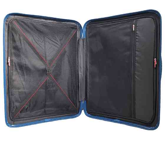Валіза пластикова AIRTEX 246 велика синя Київ
