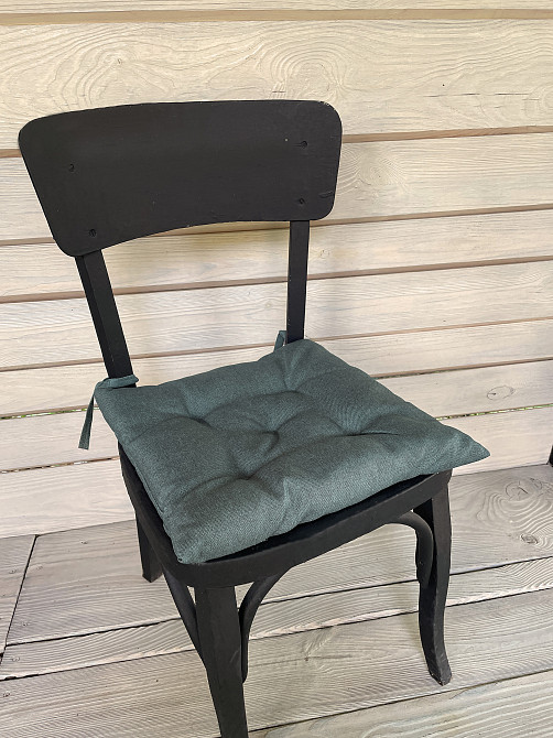 Подушка для стільців (38x38х5 см) Decorator Sawana колір сіро-блакитний 84-038 Київ - фото 3