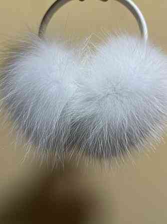 Наушники меховые женские песцовые Белый Харьков