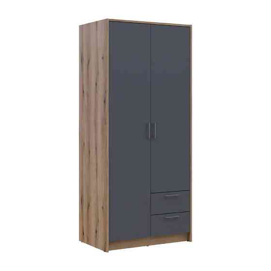 Шкаф для одежды Doros Ронди Дуб Артизан/Графит 2ДСП 82х52х195 DRS-011657 (80737804) Львов