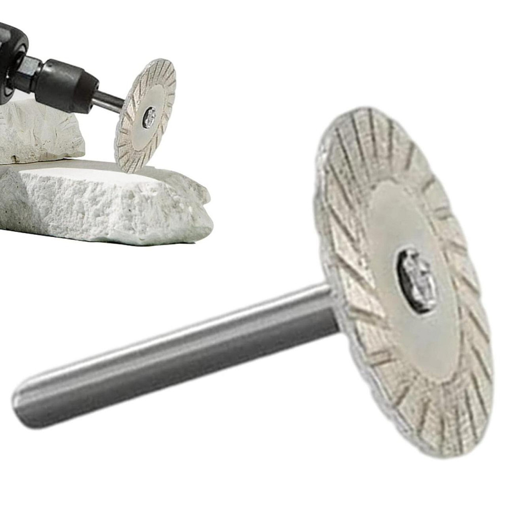 Диск алмазний відрізний 40мм для плитки каменю граніту хвостовик 6мм Київ - фото 7