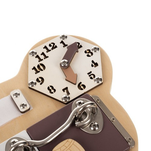 Детская Доска для манипуляций развивающая - плюшевый мишка 14 элементов Kruzzel (22584) Нововолынск - изображение 3