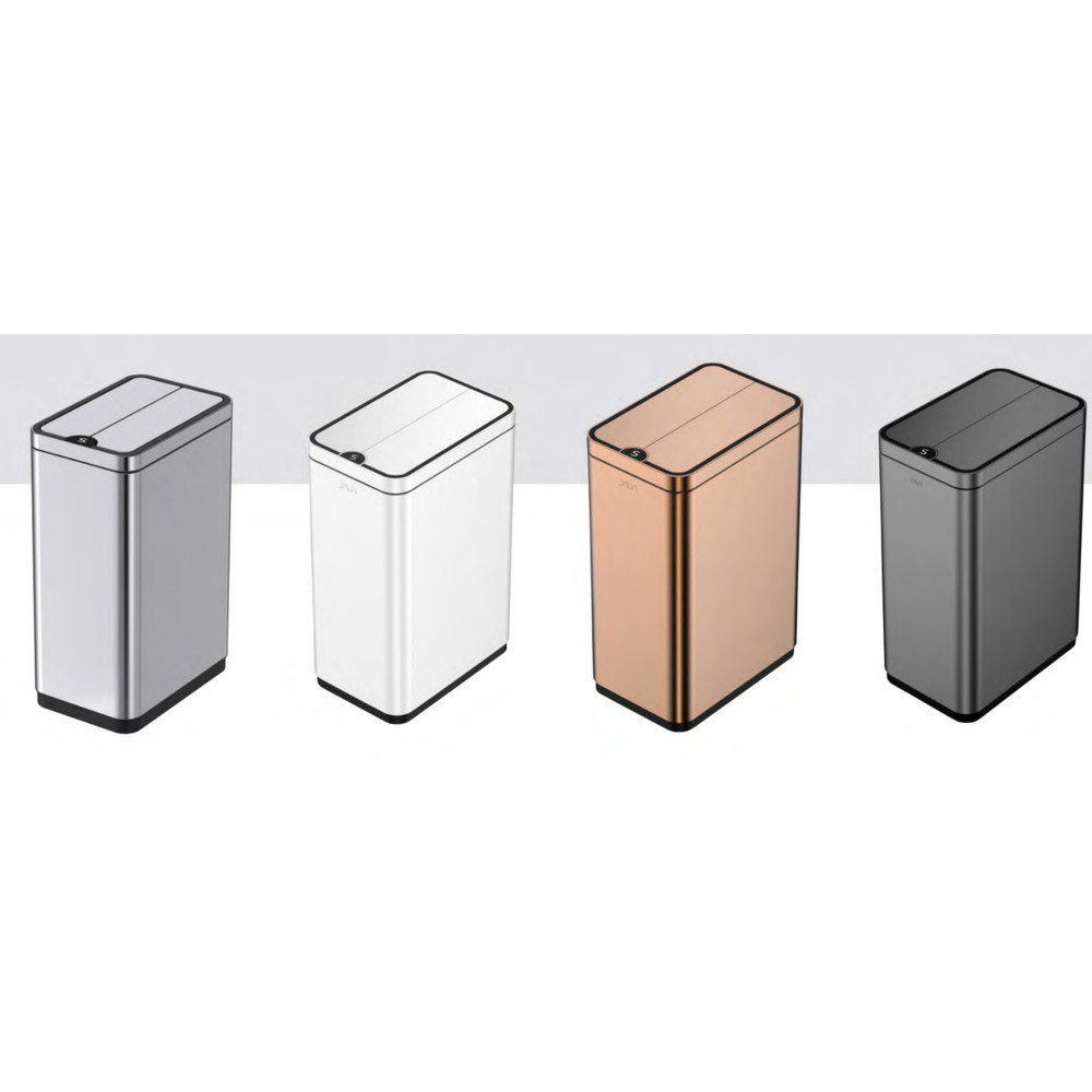 Відро для сміття сенсорне Koer TC-020112-07 12 л колір графіт нерж. сталь антипалець (KR5583) Чернівці - фото 9