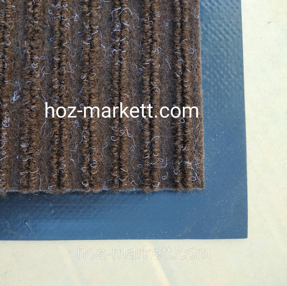 Коврик 40 х 60 см коричневый придверный грязезащитный килим Харьков - изображение 5