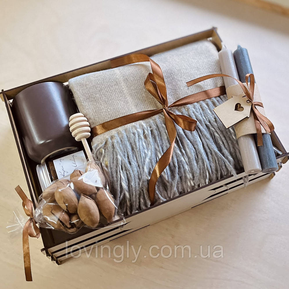 Подарочный бокс для мужчины в сдержанных оттенках с натуральным наполнением Ирпень - изображение 3
