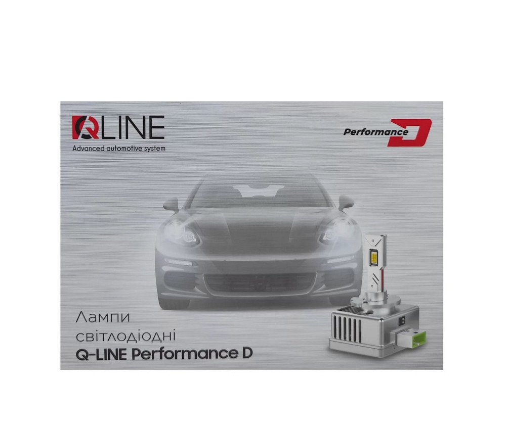 Комплект світлодіодних ламп Qline Performance D1S PK32d-2 90W Canbus 9000Lm 6000K (2 шт) Харків - фото 2