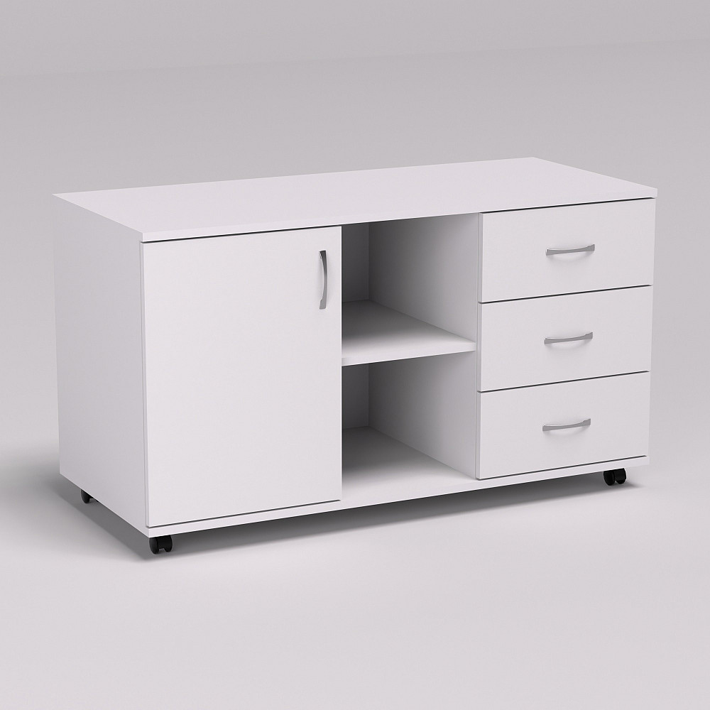 Тумба офисная ТМО-1, Белый, 1100/480/620 Львов - изображение 1