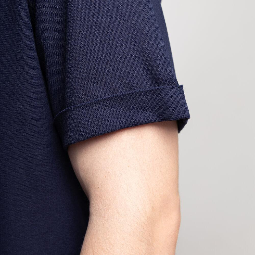 Чоловіча сорочка з коротким рукавом темно-синя Pobedov Molodist' Київ - фото 4