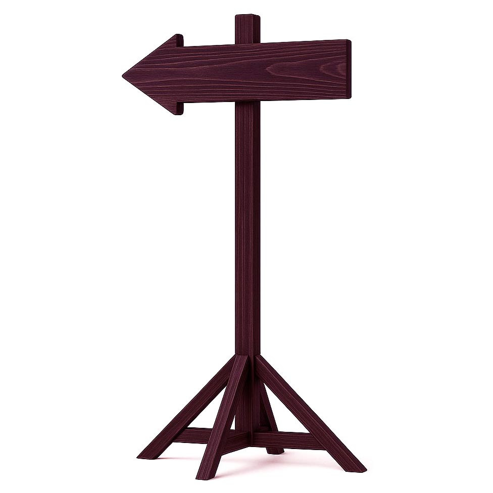 Напольная стрелка-указатель 