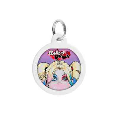 Адресник для животных WAUDOG Smart ID с QR паспортом "Харли Квинн" круг 25 мм (укр) (0625-1001uk) Винница