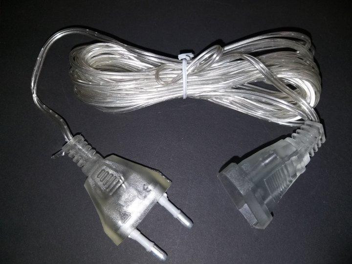 Удлинитель для гирлянд 5м Прозрачный Винница - изображение 5