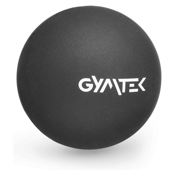 Масажний м'яч Gymtek 63 мм силіконовий чорний Киев
