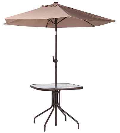 Комплект садових меблів Lay Коричнево-бежевий Київ