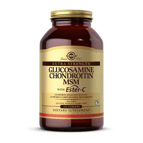 Extra Strength Glucosamine Chondroitin MSM with Ester-C® - 180 tabs Киев