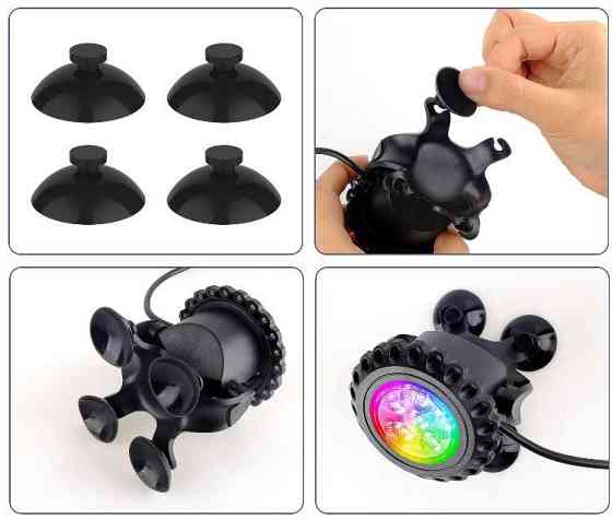 Підводний світильник для басейну RGB 4*6 Led Одеса