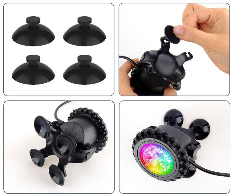 Подводный светильник для басеина RGB 4*6 Led Одесса - изображение 3