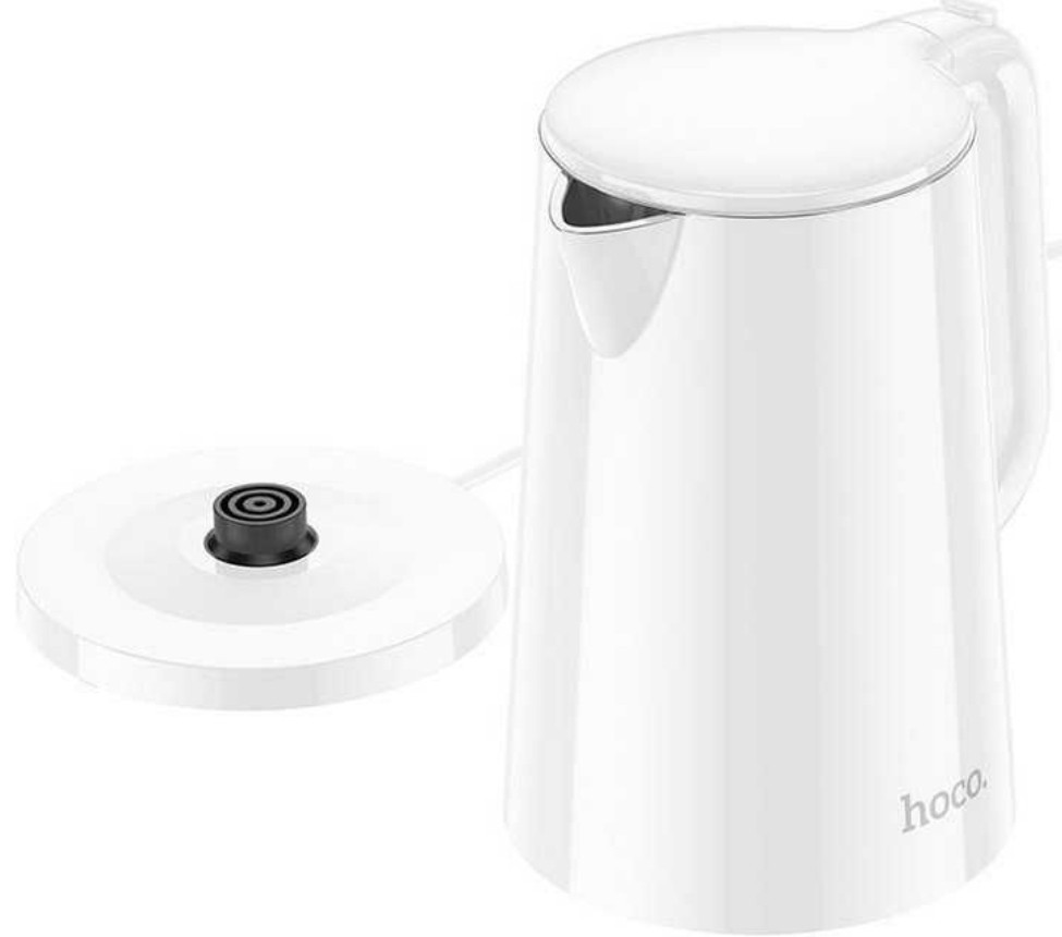 Електрочайник елегантний стильний і безпечний Hoco HE11 1.7л, 1800Вт. Харків - фото 5