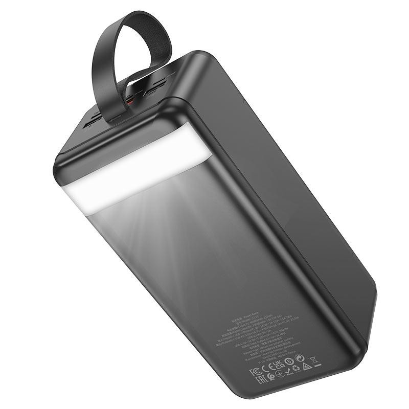 Портативный аккумулятор HOCO J123C 60000mAh с дисплеем черный Киев - изображение 4