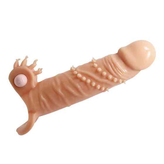 Насадка на член - Pretty Love Connor Vibrating Penis Sleeve Flesh Sex Aura Київ