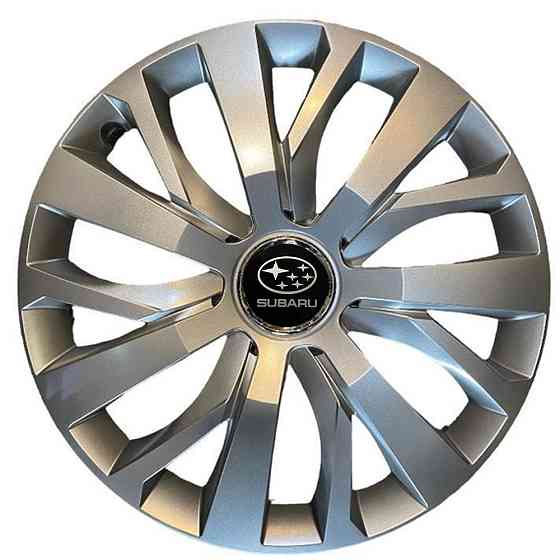 Автомобильные модельные колпаки R16 Subaru 432 4шт, SJS, серебряные Киев