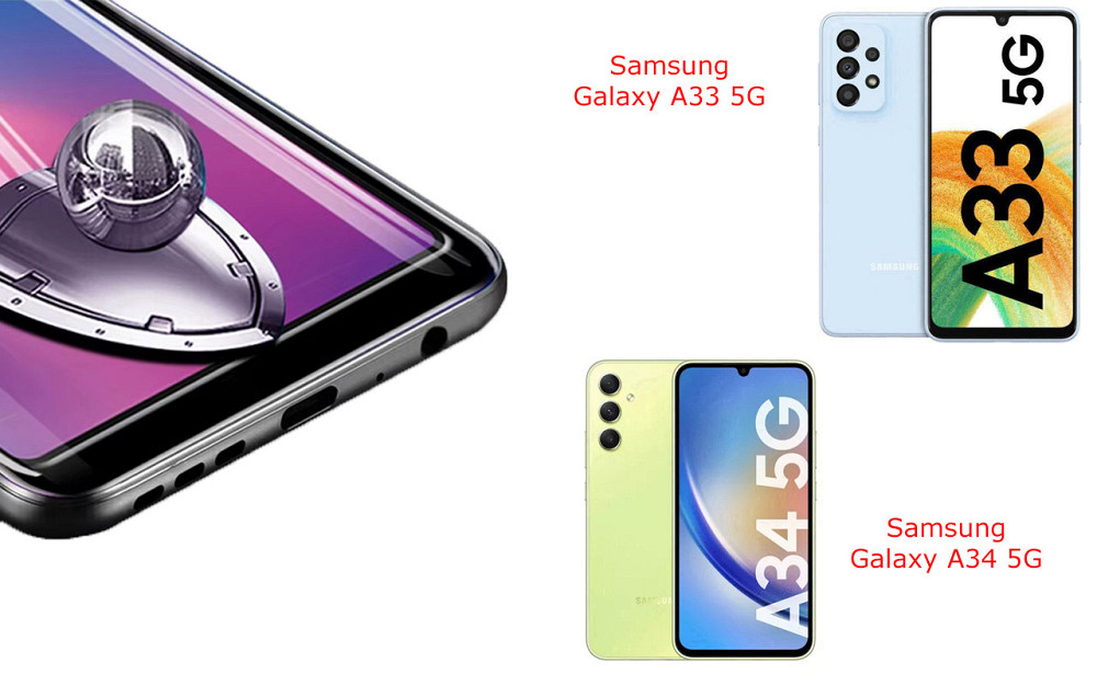 Захисне скло DefenzoGlass для Samsung Galaxy A33 5G, Galaxy A34 5G – подвійна міцність Київ - фото 2