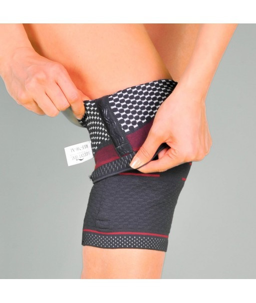 Бандаж на колено трикотажный с кольцом и вставками Orthopoint REF-700 фиксатор коленного сустава, Размер S Каменец-Подольский - изображение 3