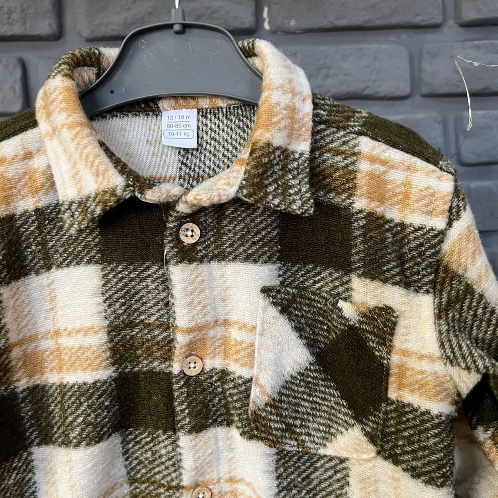 Дитяча Байкова Сорочка Для Хлопчиків LC Waikiki Зелена 12-18 мес (80-86см) Київ - фото 4