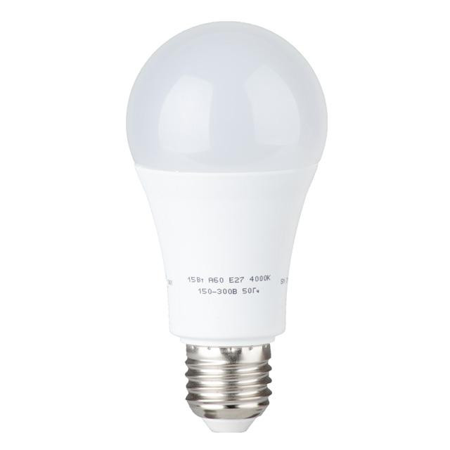Лампа світлодіодна LED A60, E27, 15 Вт, 150-300 В, 4000 K, 30000 год, гарантія 3 роки Львів - фото 2