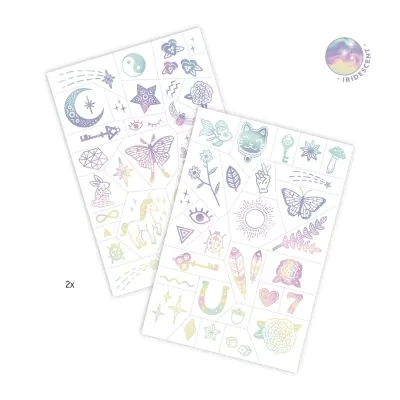 Набір для творчості Djeco Наклейки на тіло З райдужним переливом Талісмани (DJ09596) Вінниця - фото 2