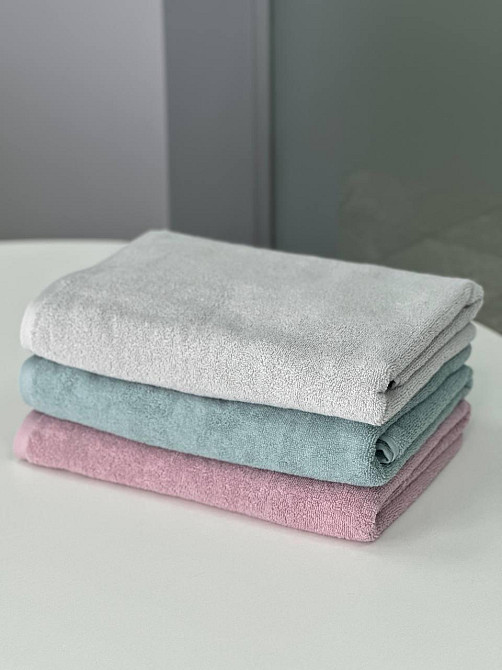 Махровий рушник Ideal Textile Pastel 70х140 см 500 г/м2 м'ятний (56861104) Чернівці - фото 2