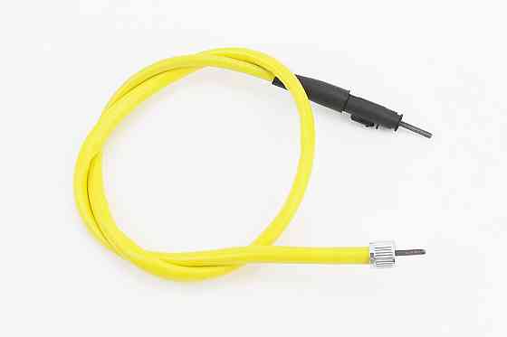 Трос спідометра Honda DIO ZX AF28/35 (з клямкою квадрат-квадрат, жовтий) (трос 87см; кожух 83см) Київ