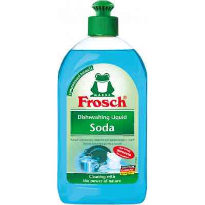 Засіб для ручного миття посуду Frosch Сода 500 мл (4001499162916) Вінниця