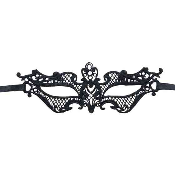 Кружевная маска для глаз one size черный Киев