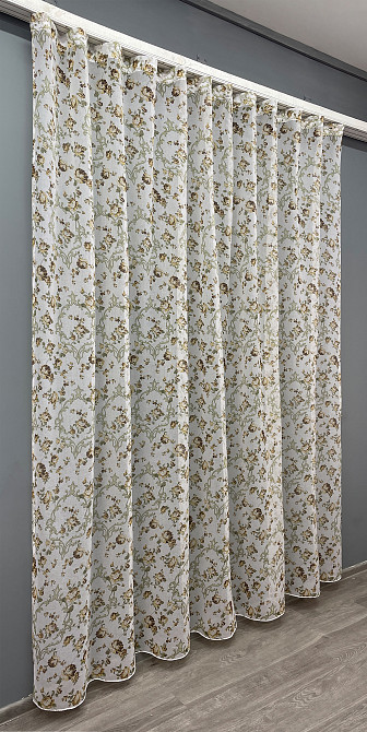 Тюль VR-Textil 917т Flora Батист Разноцветный 300х270 см (42-0234) Киев - изображение 4