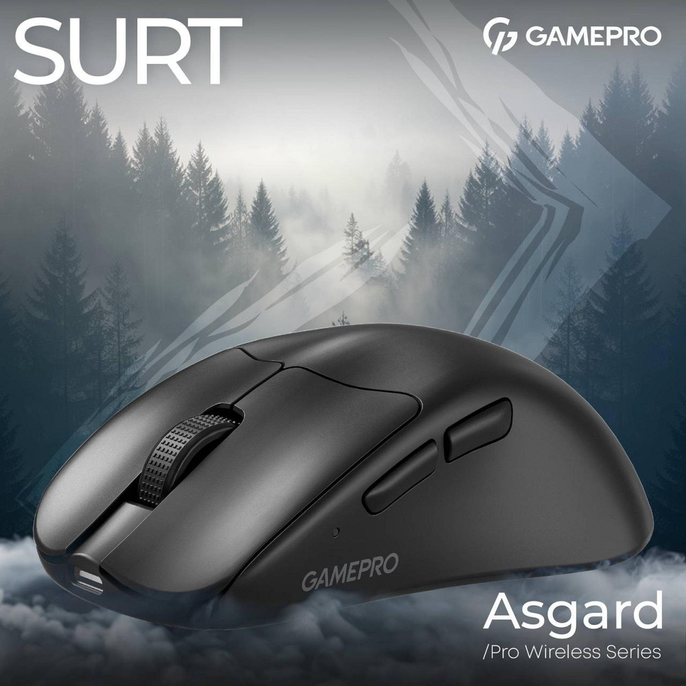 Миша бездротова GamePro Asgard Surt Black (GM017B) ( Чорний ) Харків - фото 5