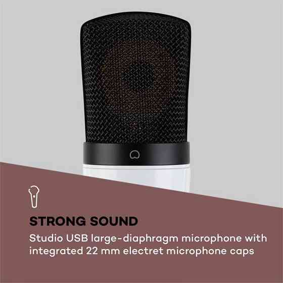 MIC-920 USB Microphone Set V5 конденсаторний мікрофон мікрофонний кронштейн захист від попмузики мікрофонний Рівне