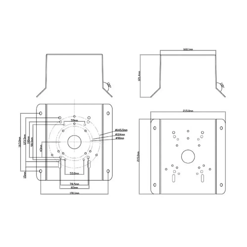 Кронштейн TVT TD-YZJ0601 (77-00110) Київ - фото 2
