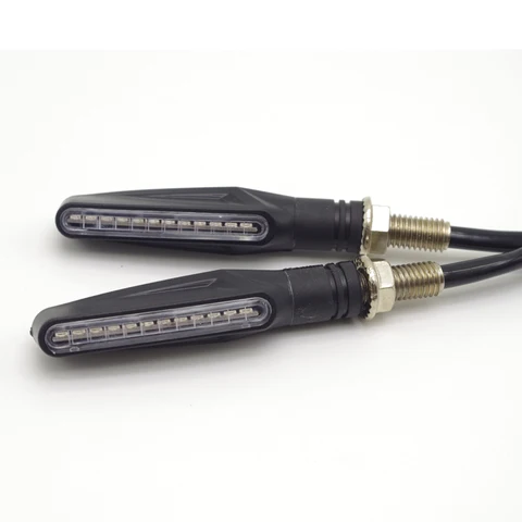 Динамические LED указатели поворота для мотоцикла, желтые Киев - изображение 7