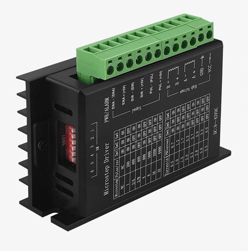 Драйвер крокового двигуна TB6600 9-42 В 4 А з металевим корпусом, модуль керування кроковим мотором Київ - фото 8