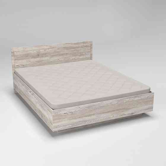 Кровать Кристалл №2 двуспальная, Самоа Димчастий, 2035х1432х850 Львов